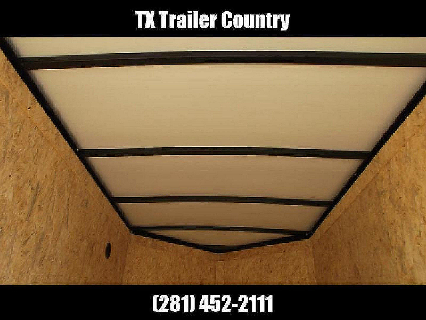 New 2026 Covered Wagon Trailers 5x8 Single Axle Cargo Trailer / Enclosed Trailer / Swing Door / LED's / .030 Black Semi-Screwless Exterior