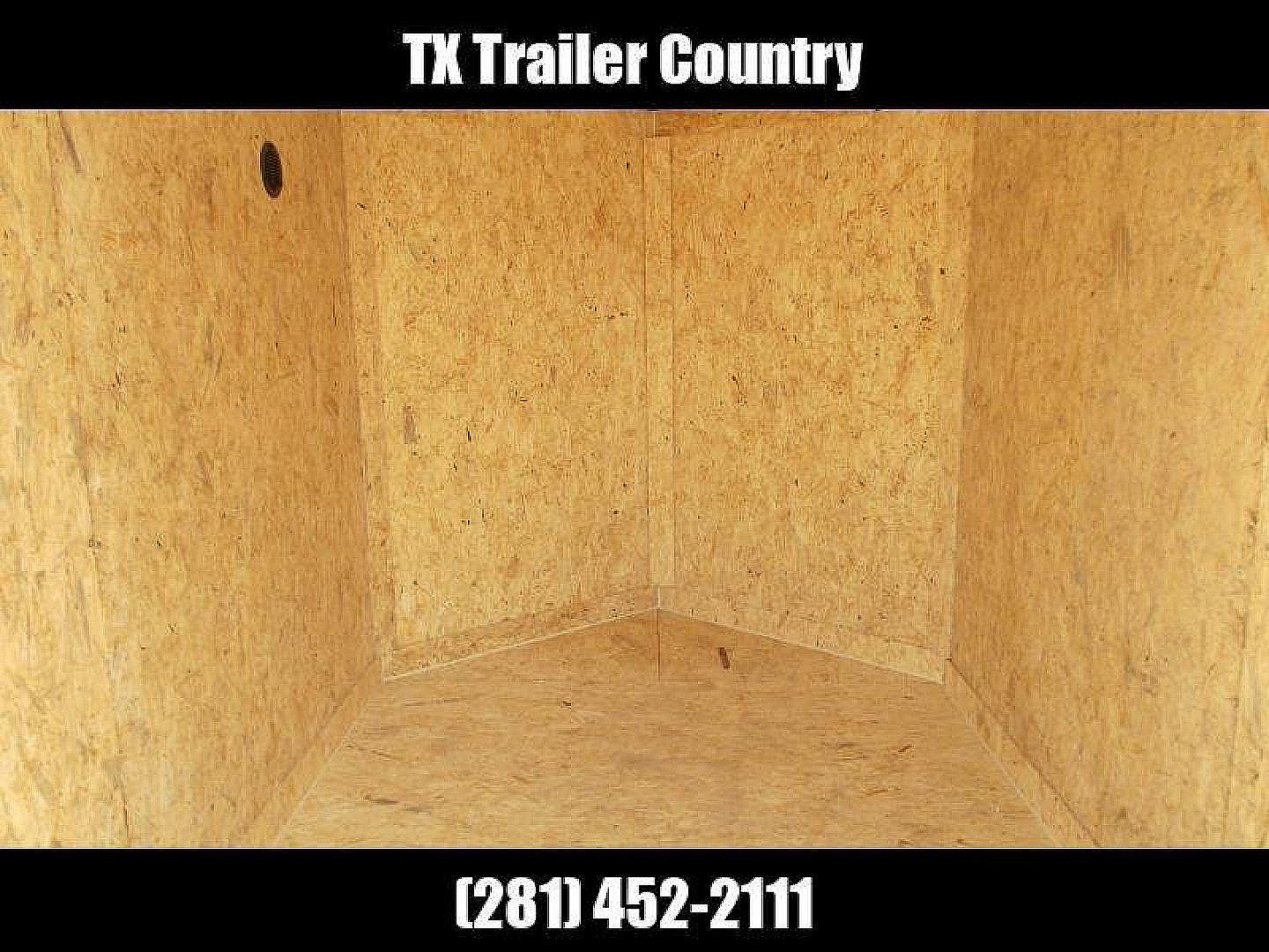 New 2026 Covered Wagon Trailers 5x8 Single Axle Cargo Trailer / Enclosed Trailer / Swing Door / LED's / .030 Black Semi-Screwless Exterior