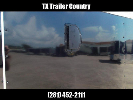 New 2026 Covered Wagon Trailers 5x8 Single Axle Cargo Trailer / Enclosed Trailer / Swing Door / LED's / .030 Black Semi-Screwless Exterior