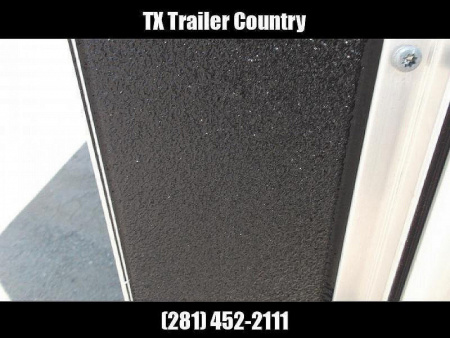 New 2026 Covered Wagon Trailers 5x8 Single Axle Cargo Trailer / Enclosed Trailer / Swing Door / LED's / .030 Black Semi-Screwless Exterior