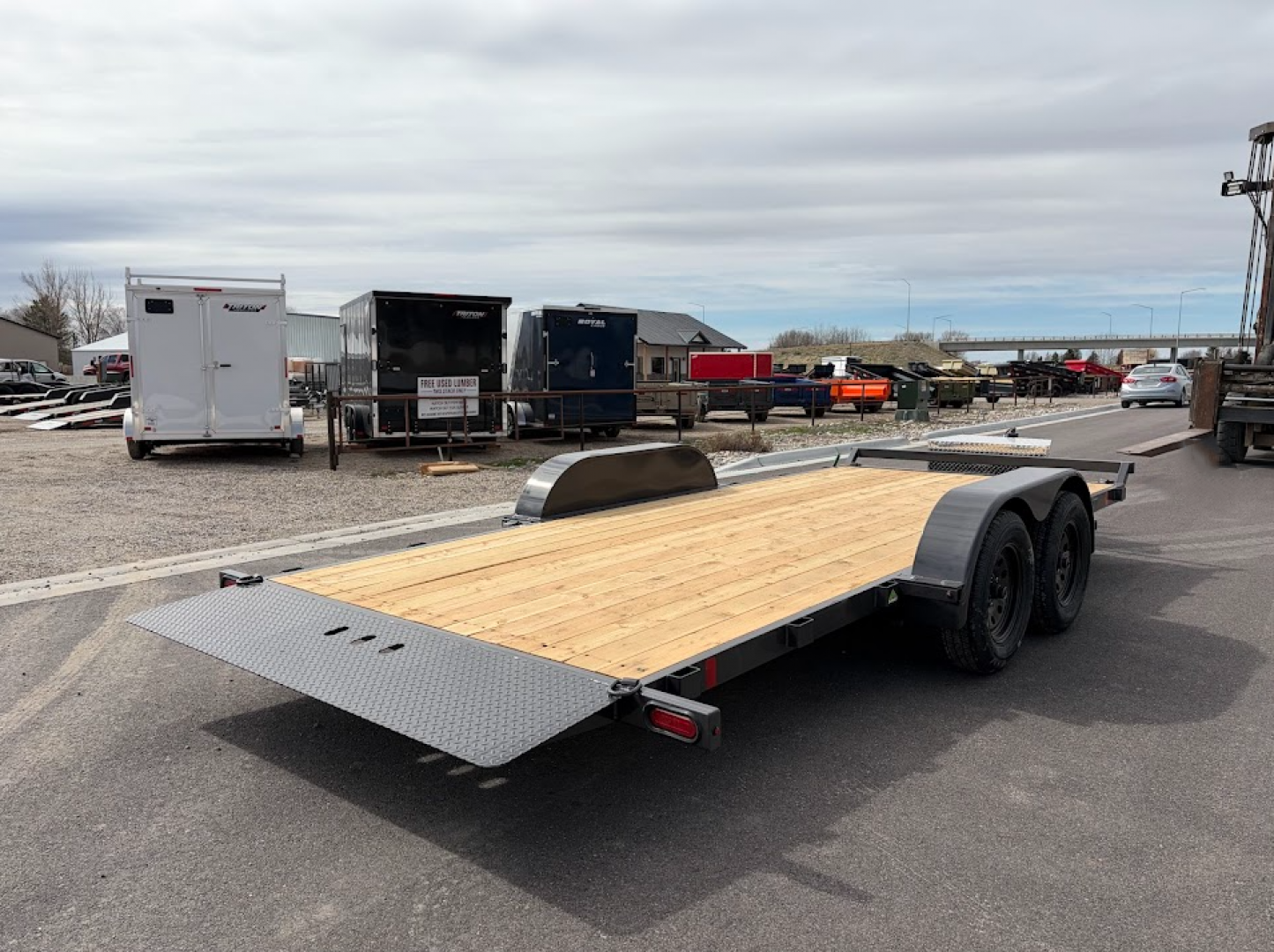 New 2026 Summit 7X16 7K Tilt Trailer with Removable Fenders