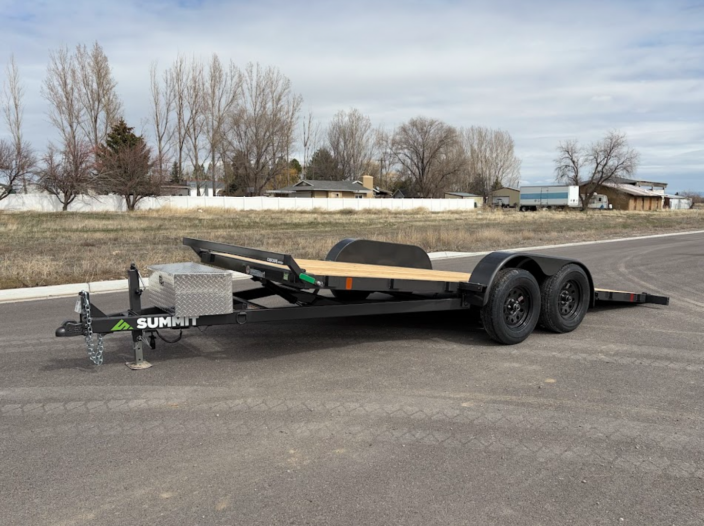 New 2026 Summit 7X16 7K Tilt Trailer with Removable Fenders
