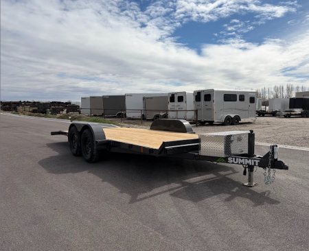 New 2026 Summit 7X16 7K Tilt Trailer with Removable Fenders