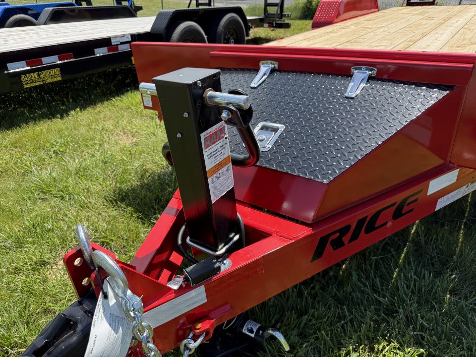 New 2026 Rice Trailers 14K 18+2 MAGNUM Equipment Trailer