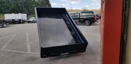 New 4.5 x 8 Sure-Trac Single Ram Utility Dump Trailer 3k