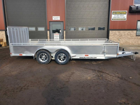 New 2026 Enbeck All Aluminum 7'x16' Landscape Trailer Utility Trailer
