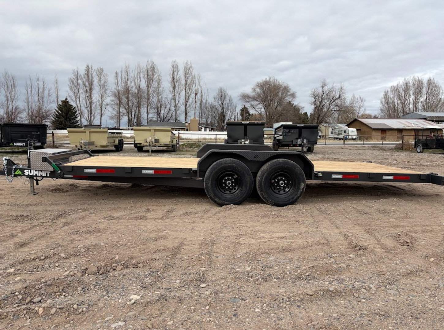New 2026 Summit Cascade 7x18 14k Full Tilt Deck Equipment Trailer