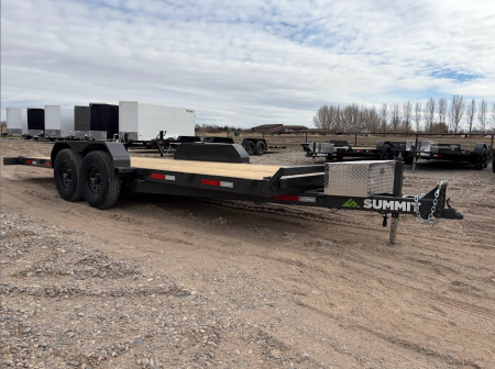 New 2026 Summit Cascade 7x18 14k Full Tilt Deck Equipment Trailer
