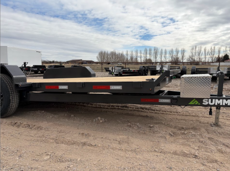 New 2026 Summit Cascade 7x18 14k Full Tilt Deck Equipment Trailer