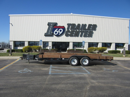 Used 2017 Sure-Trac 7 x 20 Power Tilt ST8220CHWT-B-100 Car Hauler 10K / Spare Tire