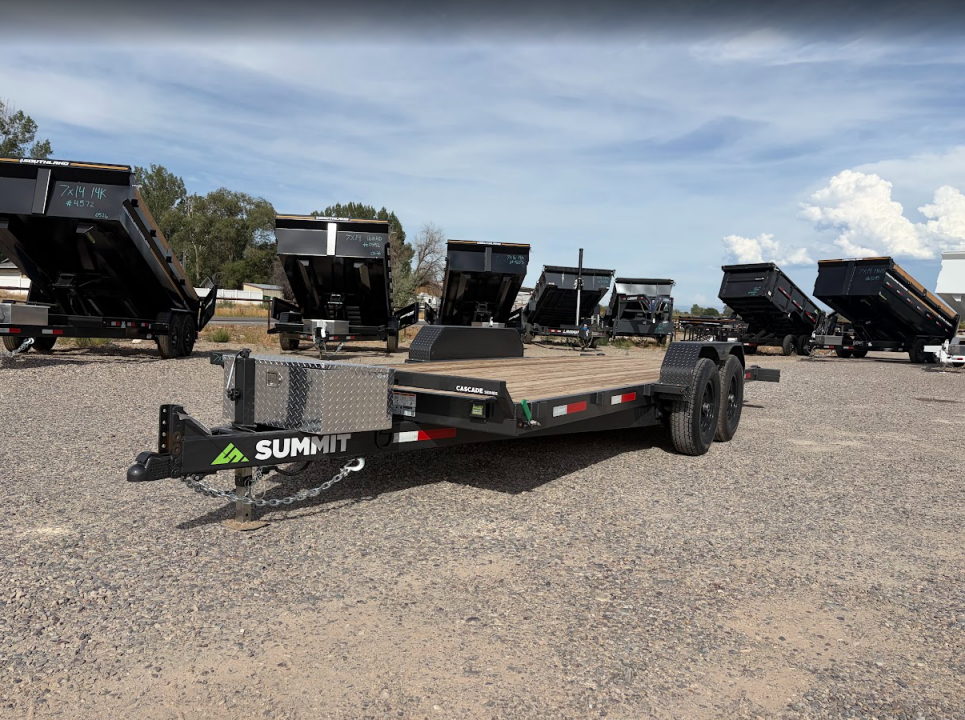 New 2026 Summit Cascade 7x20 14k Full Tilt Deck Equipment Trailer