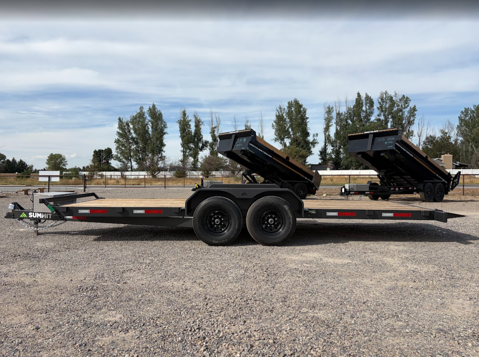 New 2026 Summit Cascade 7x20 14k Full Tilt Deck Equipment Trailer