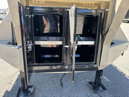 New 2026 RawMaxx HTX 102X32 Flatbed Trailer / SOLAR PANEL / WIRELESS REMOTE / 12" OC / 18 PLY TIRES / ELE./HYD. DISC BRAKES / 32K GVWR