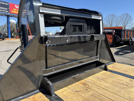 New 2026 RawMaxx HTX 102X32 Flatbed Trailer / SOLAR PANEL / WIRELESS REMOTE / 12" OC / 18 PLY TIRES / ELE./HYD. DISC BRAKES / 32K GVWR