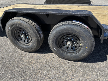 New 2026 RawMaxx G7X 83X22 Flatbed Trailer / 8" I-BEAM FRAME / CHAIN RACK / WINCH PLATE / TORSION SUSPENSION / 14 PLY TIRES / 14K GVWR