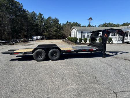 New 2026 RawMaxx G7X 83X22 Flatbed Trailer / 8" I-BEAM FRAME / CHAIN RACK / WINCH PLATE / TORSION SUSPENSION / 14 PLY TIRES / 14K GVWR