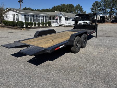 New 2026 RawMaxx G7X 83X22 Flatbed Trailer / 8" I-BEAM FRAME / CHAIN RACK / WINCH PLATE / TORSION SUSPENSION / 14 PLY TIRES / 14K GVWR