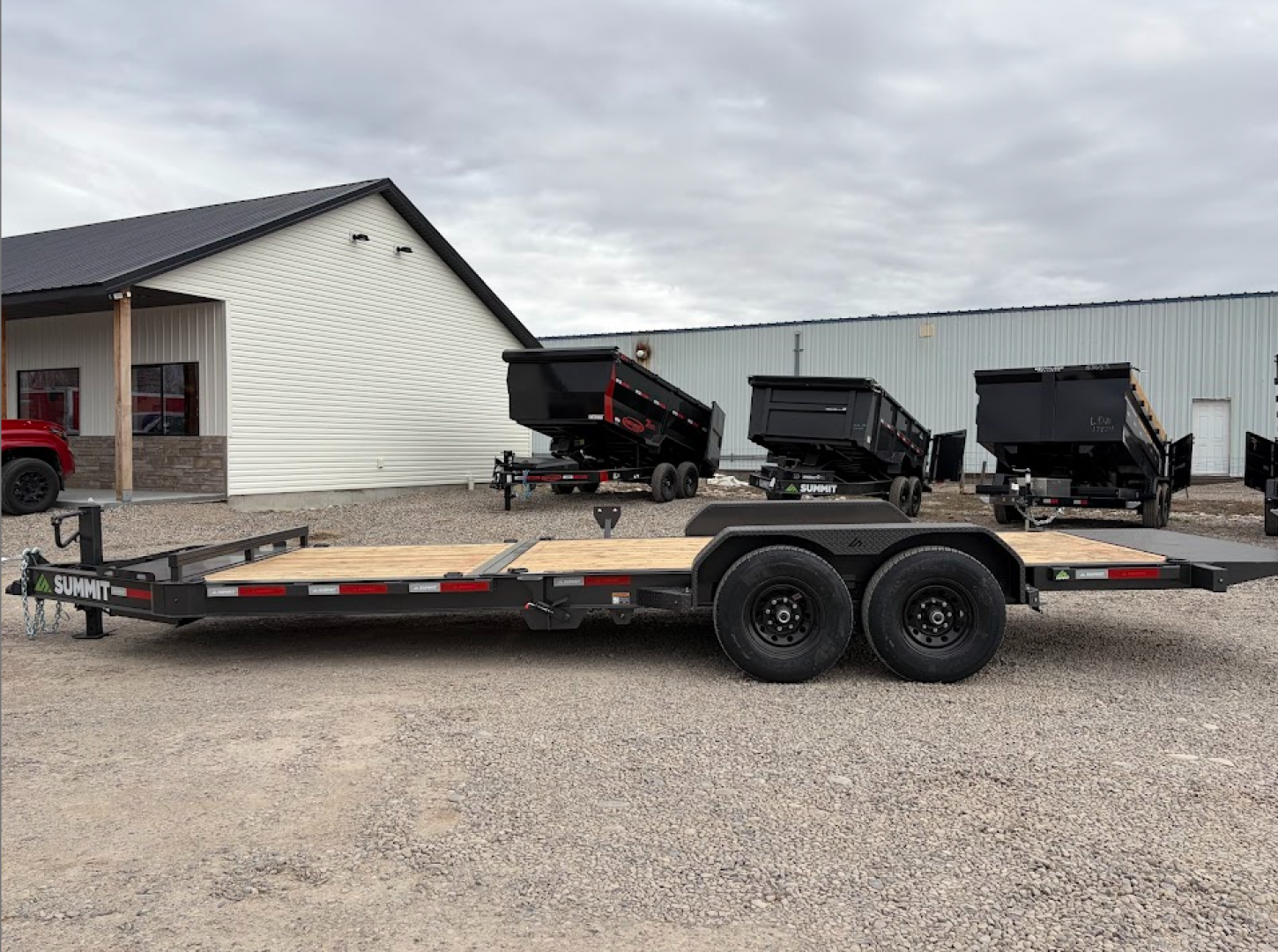 New 2026 Summit Denali 7x22 16/6 14k Split Deck I-Beam Tilt Trailer