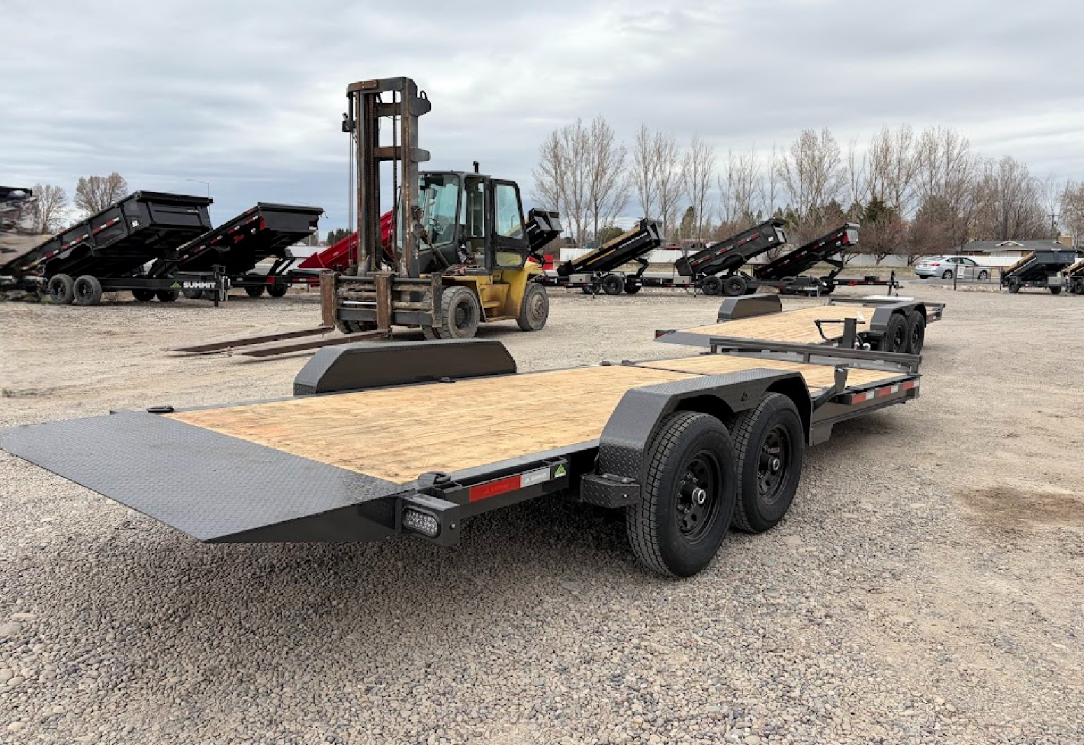 New 2026 Summit Denali 7x22 16/6 14k Split Deck I-Beam Tilt Trailer