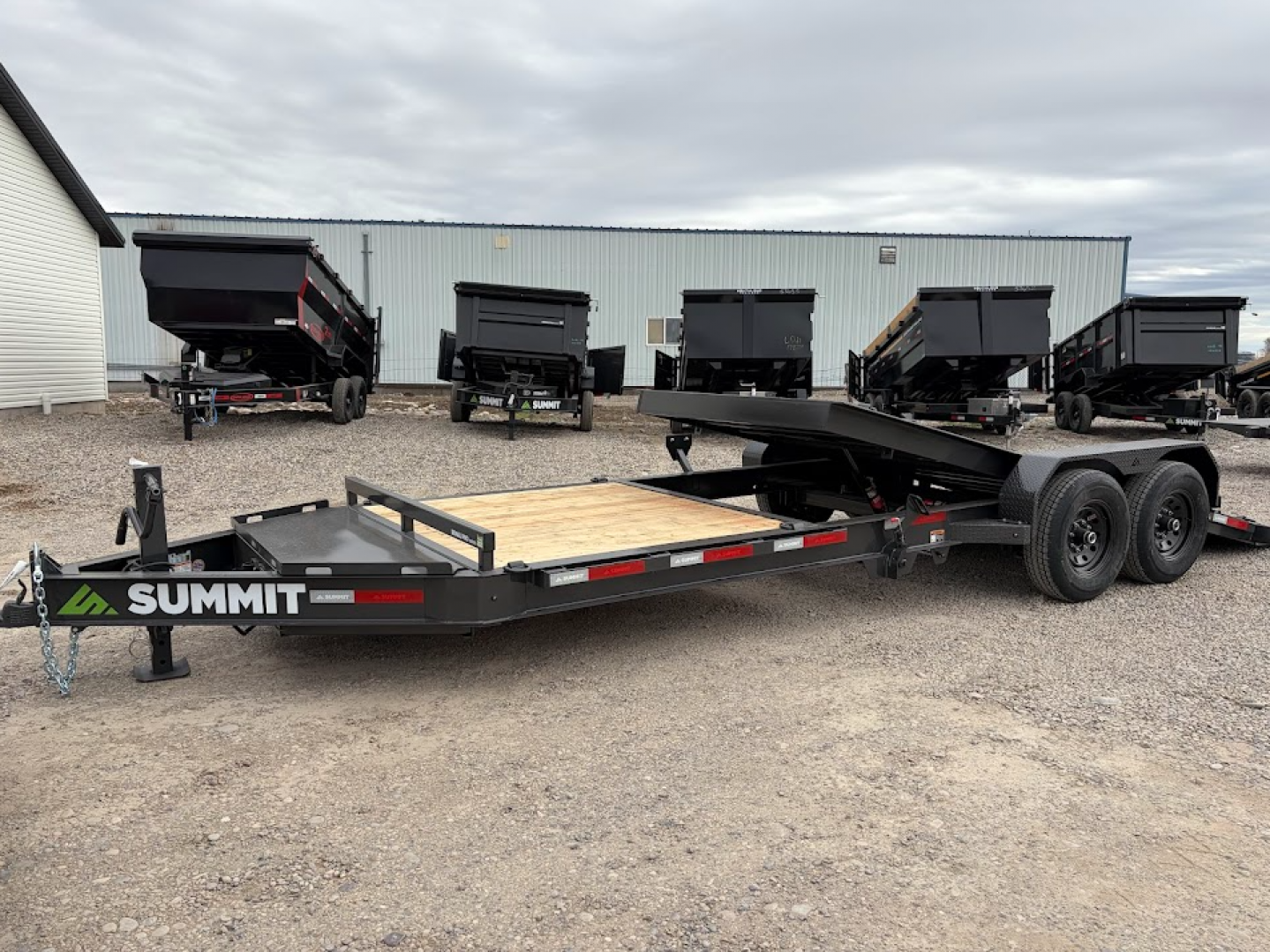 New 2026 Summit Denali 7x22 16/6 14k Split Deck I-Beam Tilt Trailer