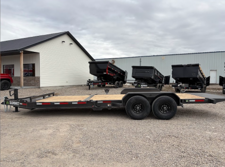 New 2026 Summit Denali 7x22 16/6 14k Split Deck I-Beam Tilt Trailer
