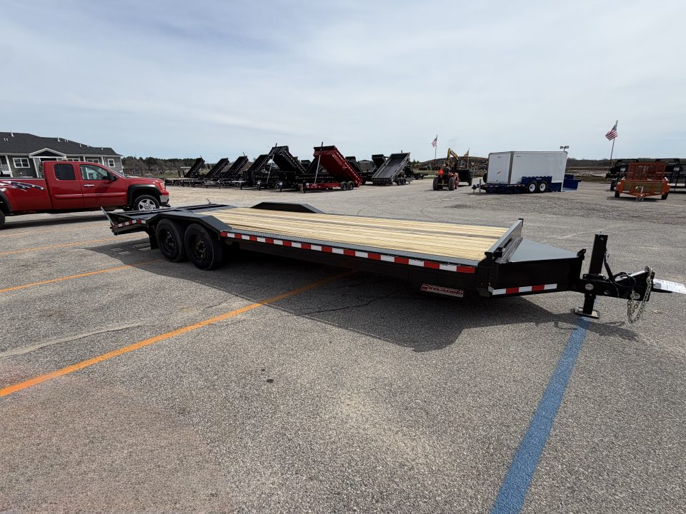 New 2026 Midsota 8.5X24 17.6 Full Width w/ Drive over Fenders Equipment Trailer
