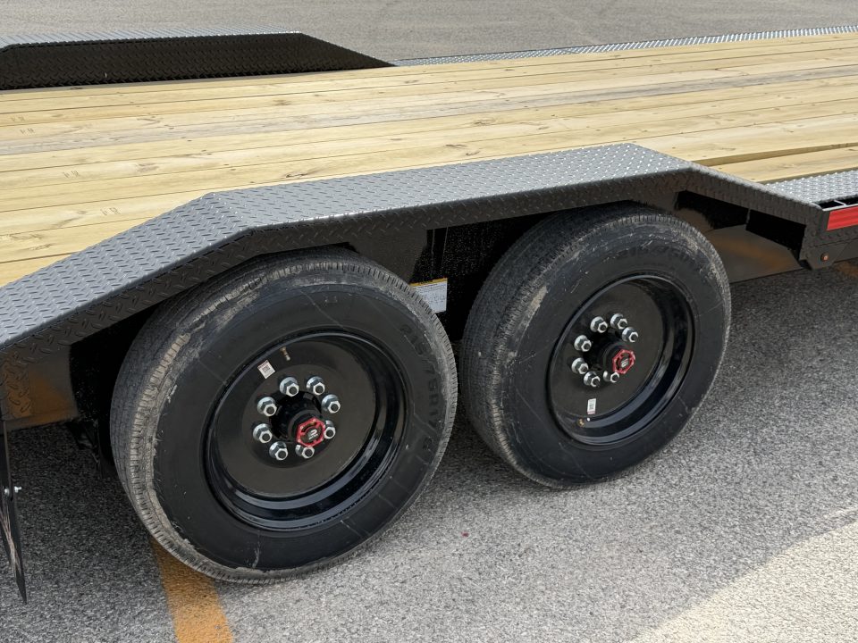 New 2026 Midsota 8.5X24 17.6 Full Width w/ Drive over Fenders Equipment Trailer