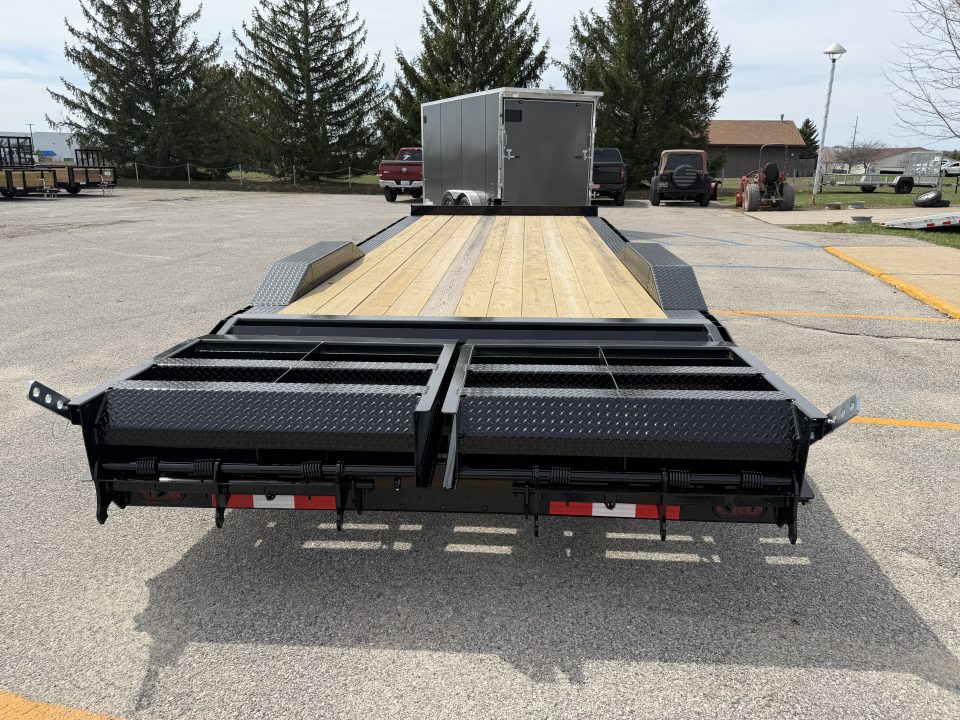New 2026 Midsota 8.5X24 17.6 Full Width w/ Drive over Fenders Equipment Trailer