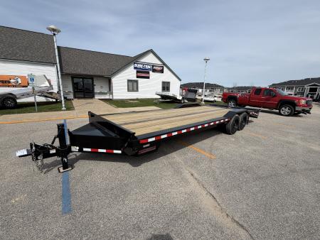 New 2026 Midsota 8.5X24 17.6 Full Width w/ Drive over Fenders Equipment Trailer