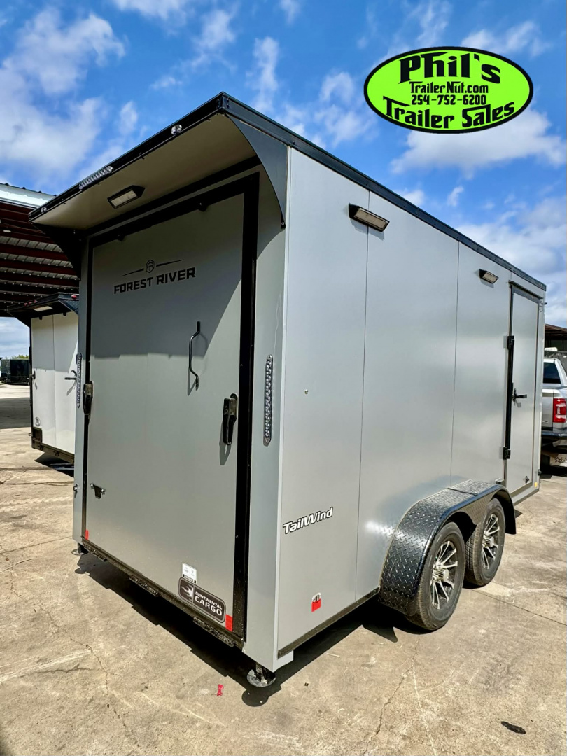 New 2026 Continental Cargo NEW 7X14 V-NOSE MOTORCYCLE TRAILER ENCLOSED TRAILER CARGO TRAILERS Motorcycle Trailer