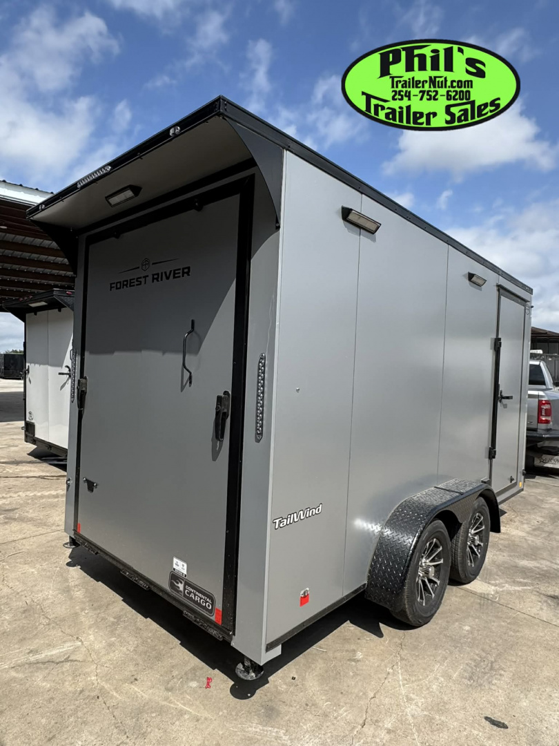 New 2026 Continental Cargo NEW 7X14 V-NOSE MOTORCYCLE TRAILER ENCLOSED TRAILER CARGO TRAILERS Motorcycle Trailer