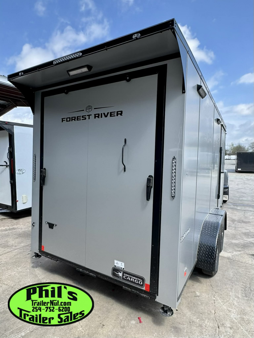 New 2026 Continental Cargo NEW 7X14 V-NOSE MOTORCYCLE TRAILER ENCLOSED TRAILER CARGO TRAILERS Motorcycle Trailer