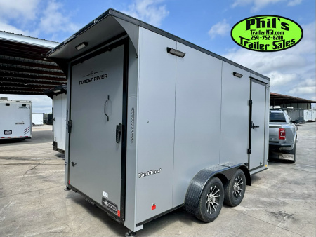 New 2026 Continental Cargo NEW 7X14 V-NOSE MOTORCYCLE TRAILER ENCLOSED TRAILER CARGO TRAILERS Motorcycle Trailer