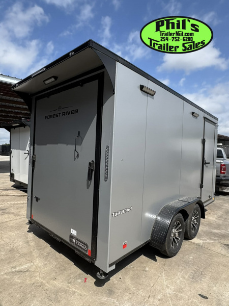 New 2026 Continental Cargo NEW 7X14 V-NOSE MOTORCYCLE TRAILER ENCLOSED TRAILER CARGO TRAILERS Motorcycle Trailer