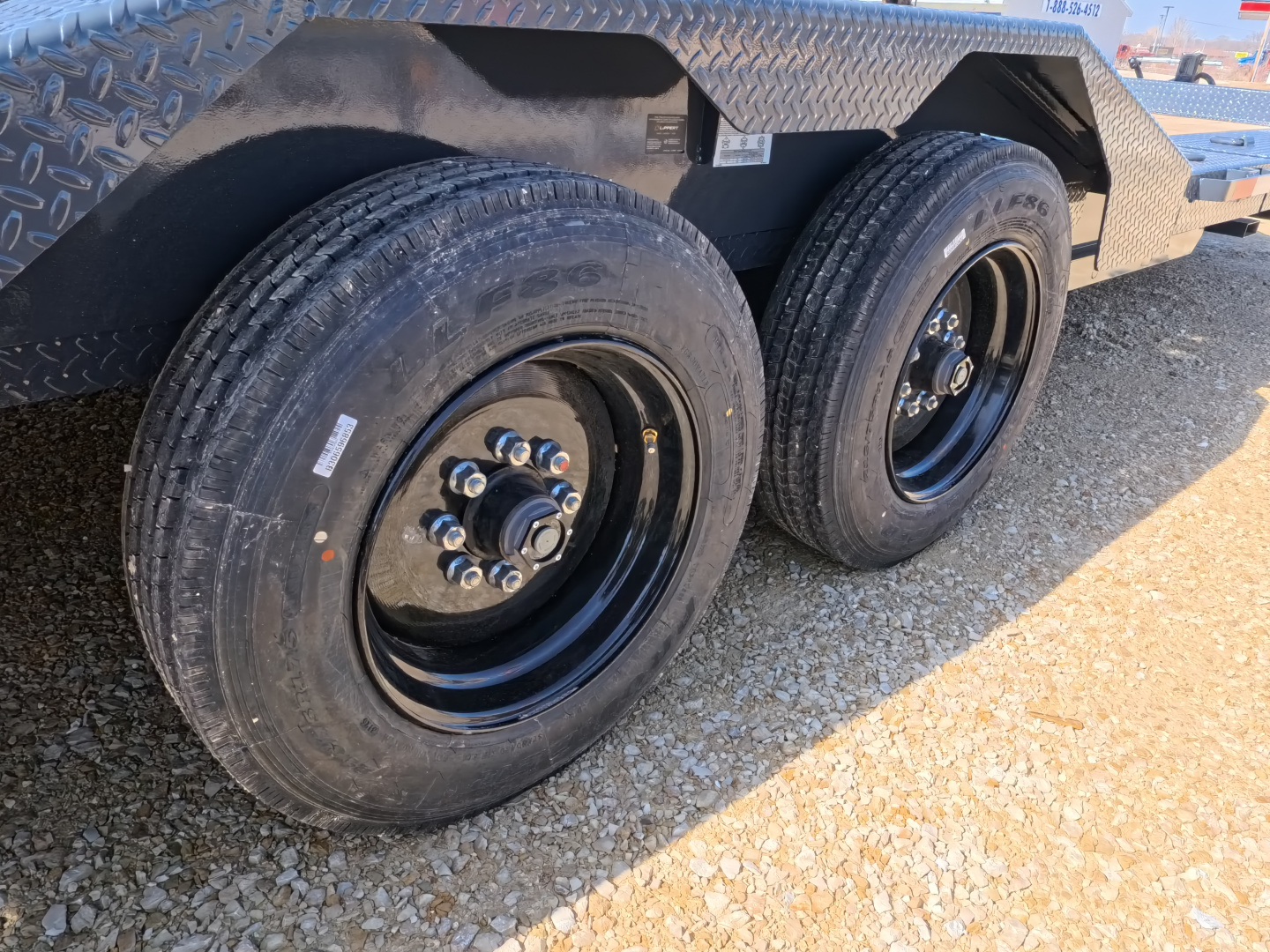 New 2026 Iron Bull 102 x 22 (16+6) Gray TWB Tilt Trailer, 16K GVWR, Fork Holders, 16 ply ST215 / 75 R 17.5 LRH Tires