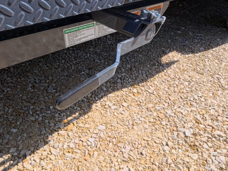 New 2026 Iron Bull 102 x 22 (16+6) Gray TWB Tilt Trailer, 16K GVWR, Fork Holders, 16 ply ST215 / 75 R 17.5 LRH Tires