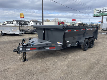 New 2026 Dura-Haul 7x14 14k 3' High Side Dump Trailer with Telescopic Lift