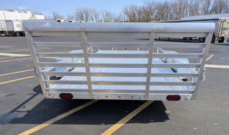 New Cherokee 81"x 16' Alum Wheels Aluminum Utility Trailer