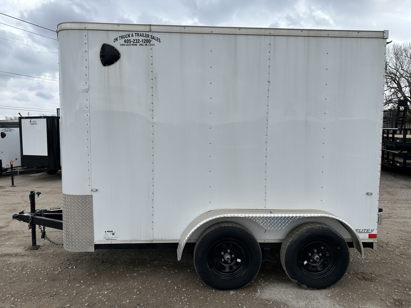 New 2023 Cargo Craft 7'X12' Elite V Nose Sport with Double Doors Cargo / Enclosed Trailer