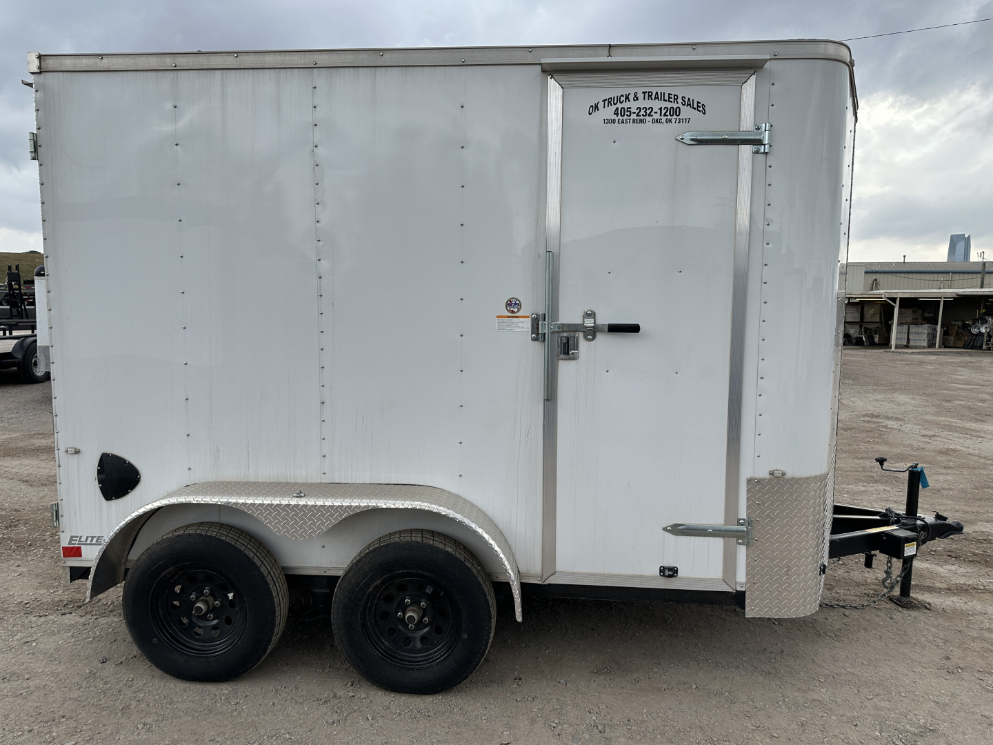 New 2023 Cargo Craft 7'X12' Elite V Nose Sport with Double Doors Cargo / Enclosed Trailer