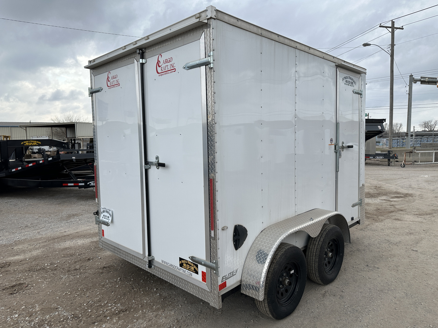 New 2023 Cargo Craft 7'X12' Elite V Nose Sport with Double Doors Cargo / Enclosed Trailer