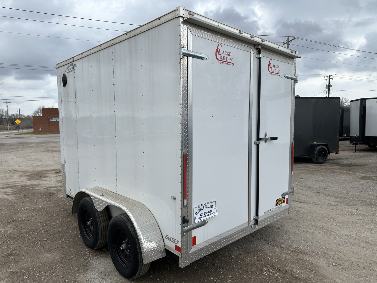 New 2023 Cargo Craft 7'X12' Elite V Nose Sport with Double Doors Cargo / Enclosed Trailer