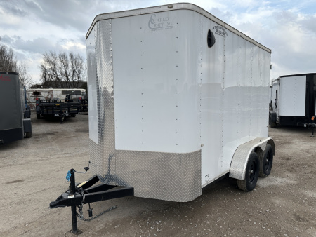 New 2023 Cargo Craft 7'X12' Elite V Nose Sport with Double Doors Cargo / Enclosed Trailer