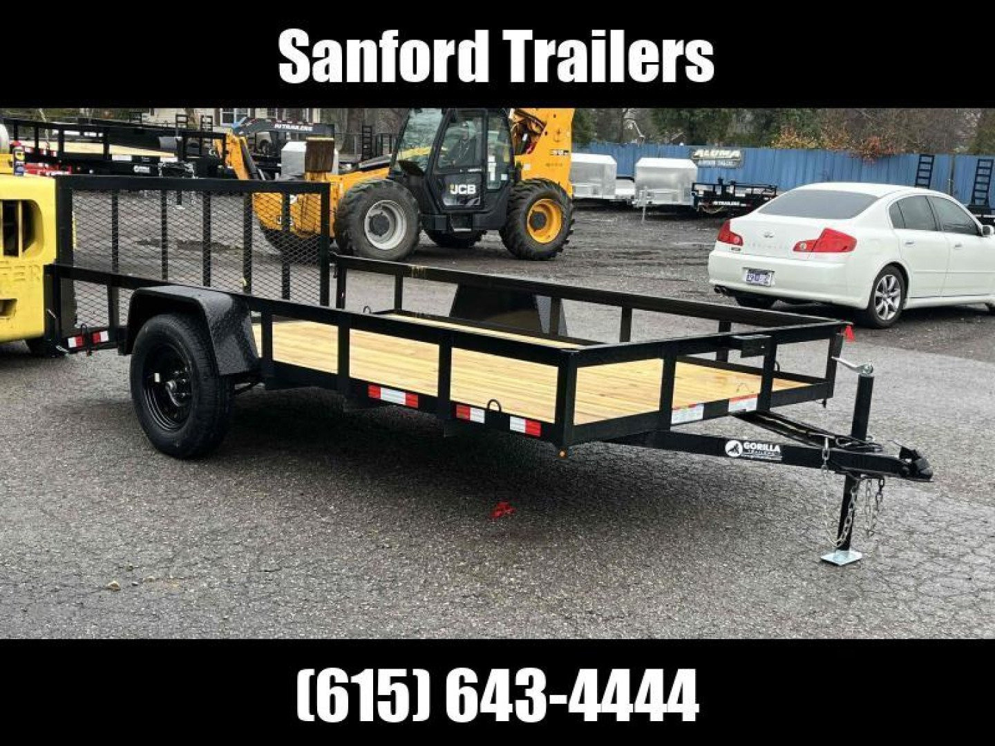 New 2026 Gorilla Trailers 6'4" x 12' Single Axle Utility Trailer