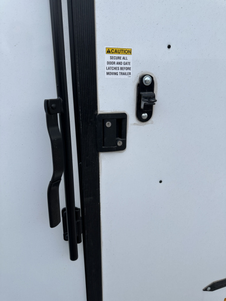 New 2026 Cargo Craft 7'x12' Elite V Nose Sport with ramp door & white/black out Cargo / Enclosed Trailer