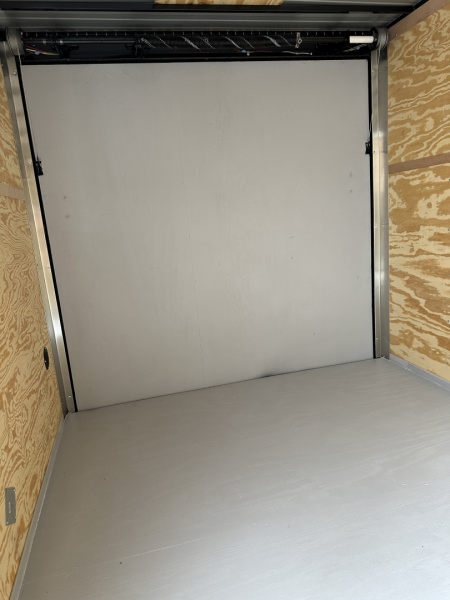 New 2026 Cargo Craft 7'x12' Elite V Nose Sport with ramp door & white/black out Cargo / Enclosed Trailer