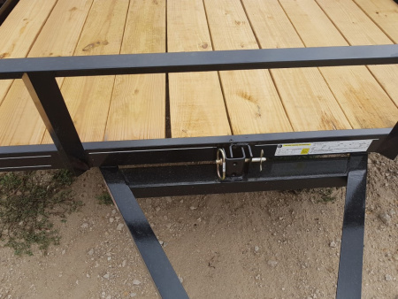 New 2026 MEB 77 x10 Angle Iron Tilt Utility Trailer w/Board Holders