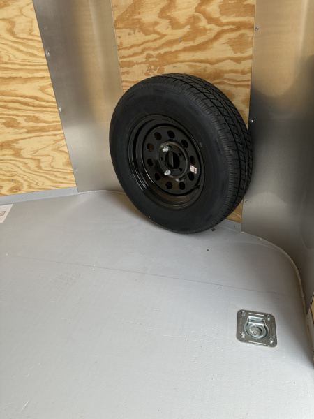 New 2025 Cargo Craft 7'x14'x7' Elite V Nose Sport in Charcoal Gray Black out, drings and ramp door Cargo / Enclosed Trailer