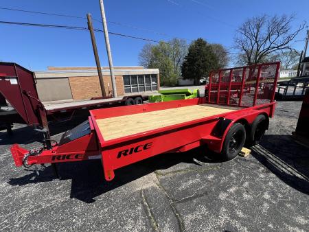 New 2026 Rice Trailers 6x14 TA Utility Trailer