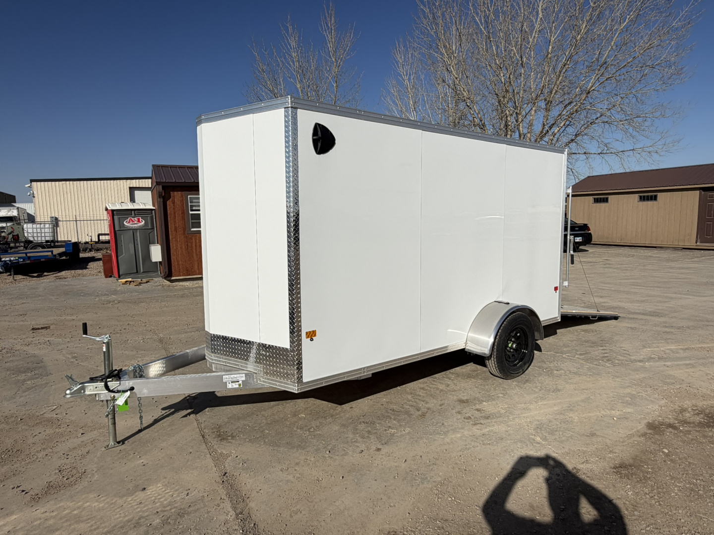 New 2026 Alcom-Stealth 6x12 All Aluminum Cargo / Enclosed Trailer
